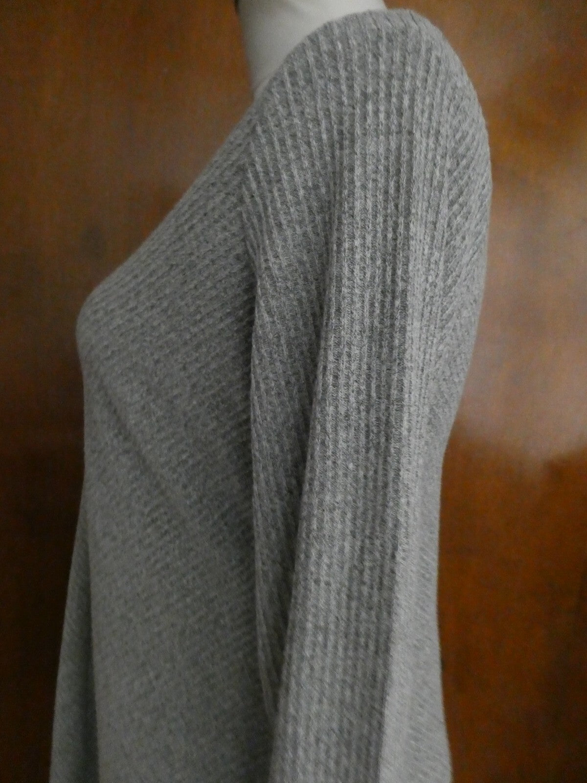 Gap Women’s Gray A-Line Long Sleeves Dress Medium, Xlarge