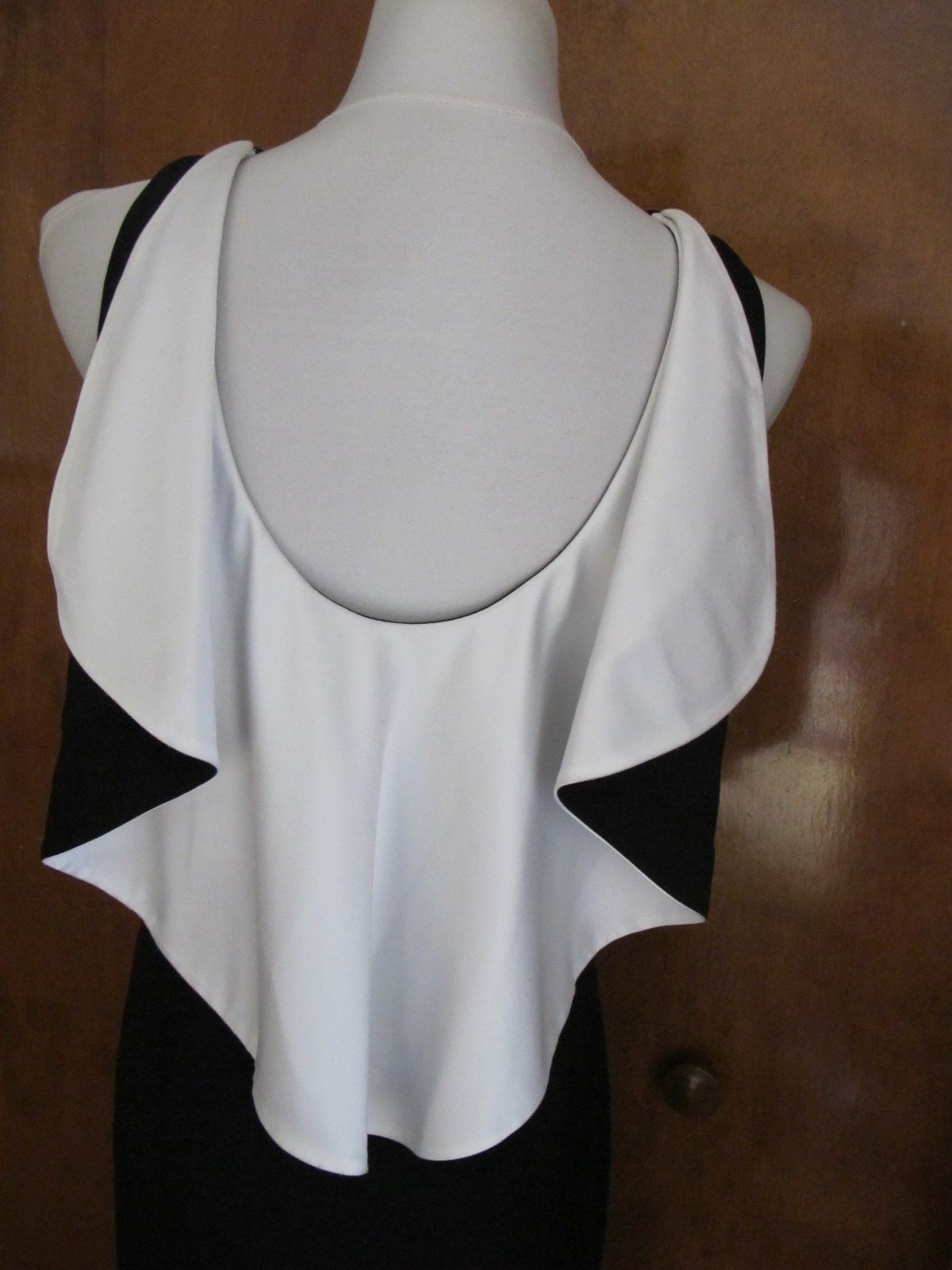 Ralph Lauren women's black white classic collared dress size 4