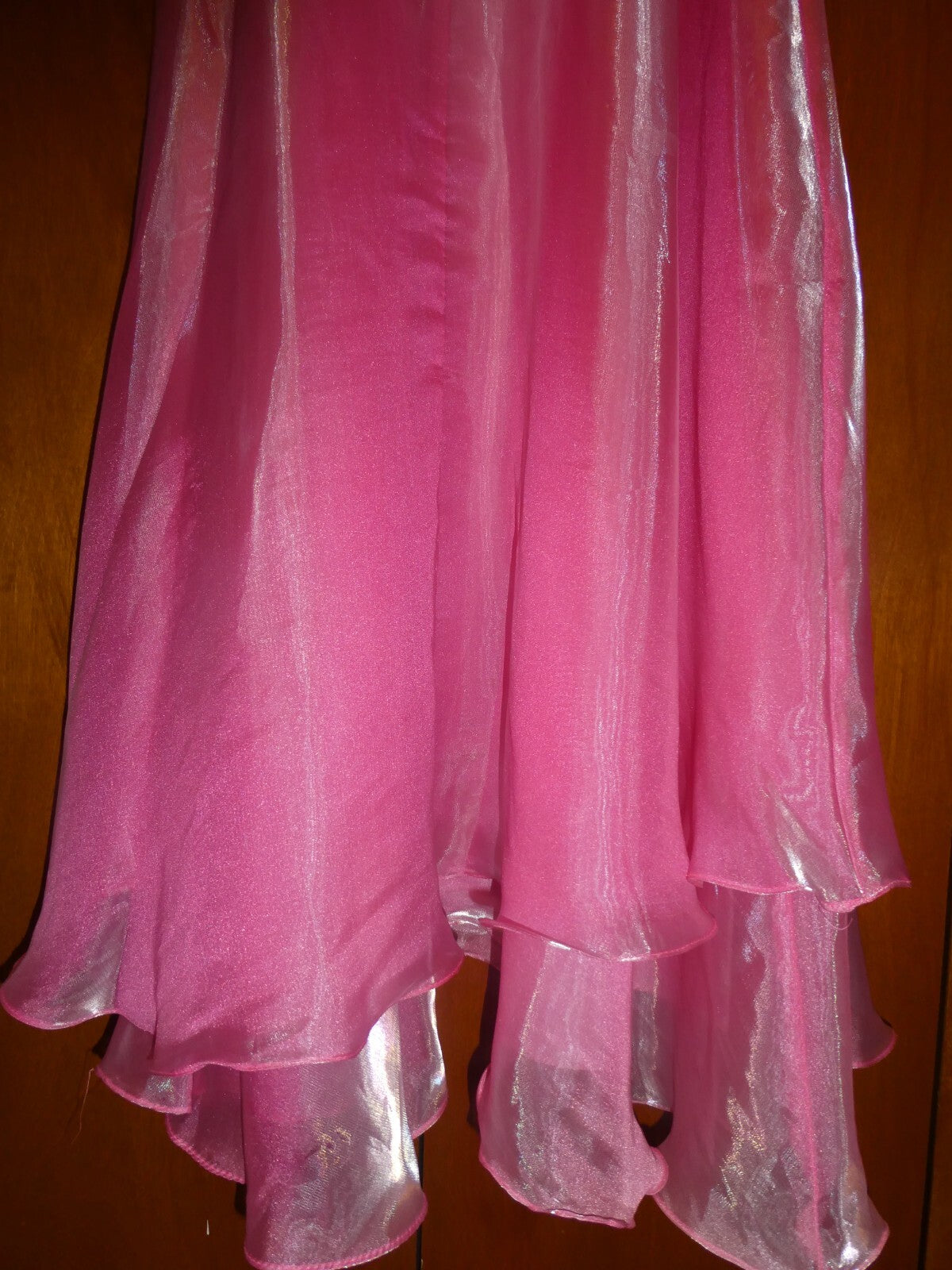 LET'S Fashion women's pink evening prom graduation dress XSmall