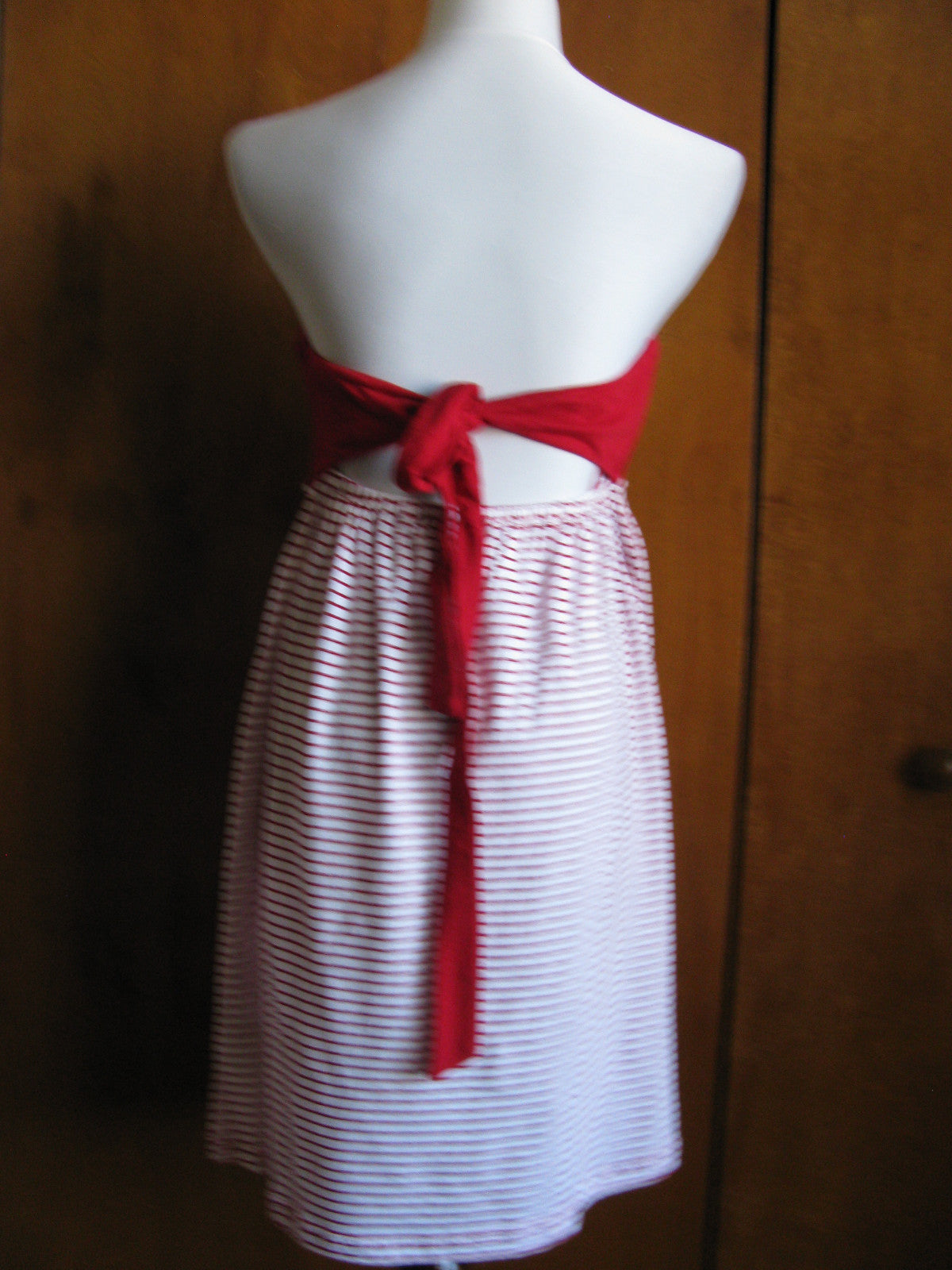 Denim & Supply Ralph Lauren women’s white red twist mini dress New