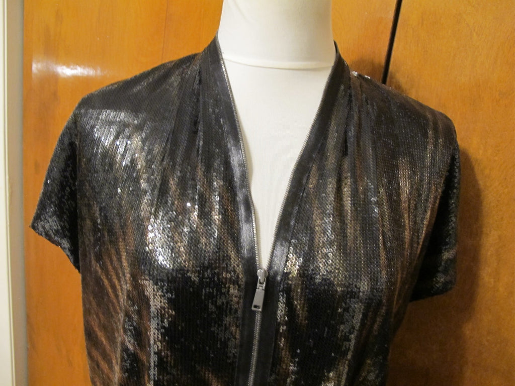 Elie Tahari Women's Black Evening Gorgeous Dress Size Medium New