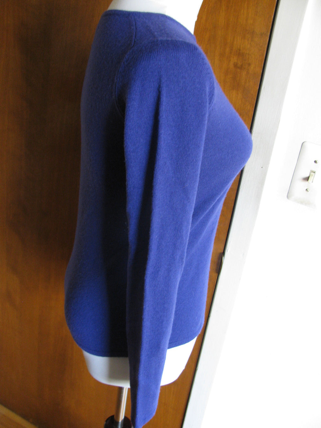Evelyn Women's Purple 2Ply Cashmere Sweater Size PP 