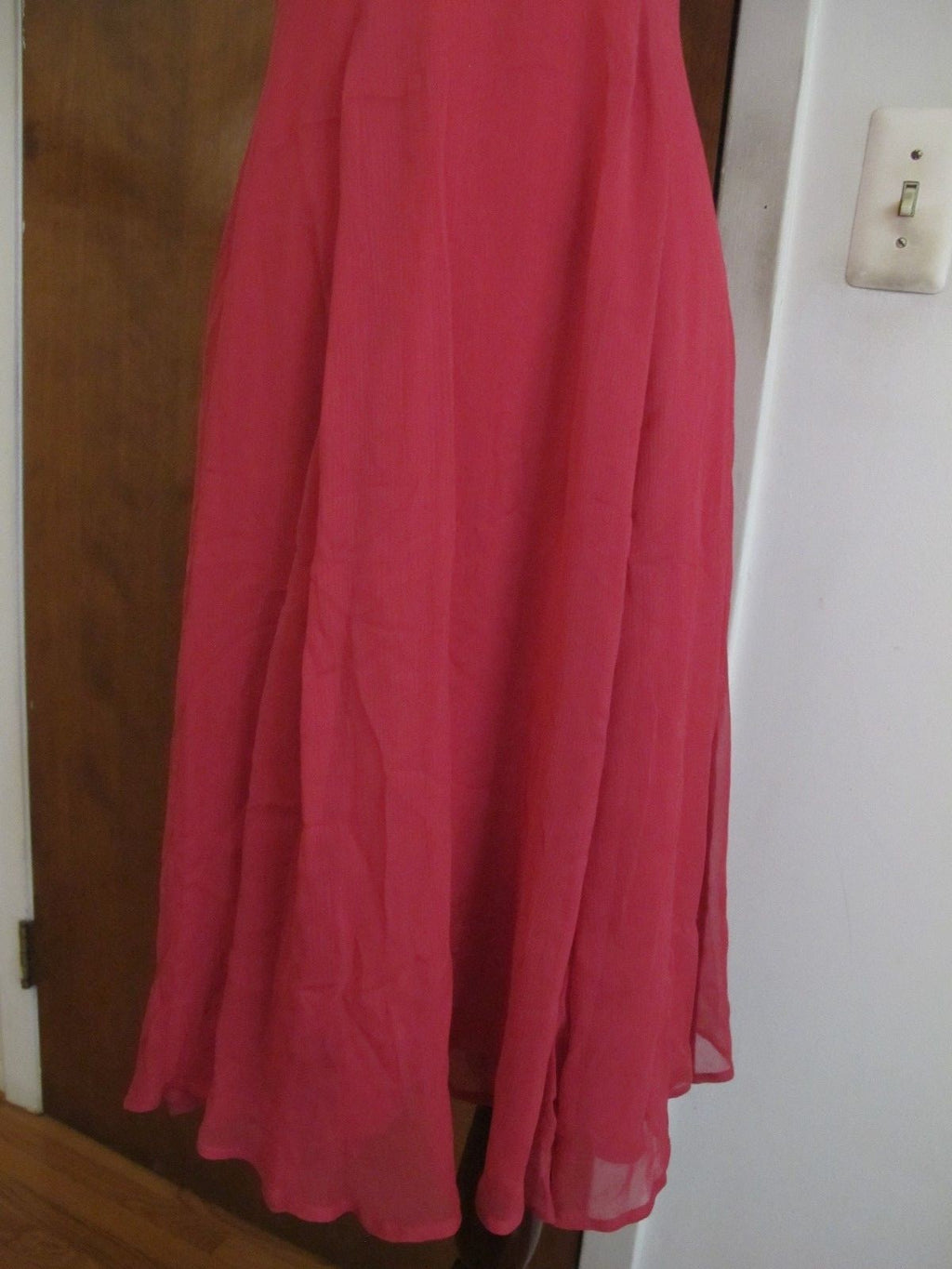 Anthropologie HD in Paris women's Pink/Rose Silk Dress Size 4 