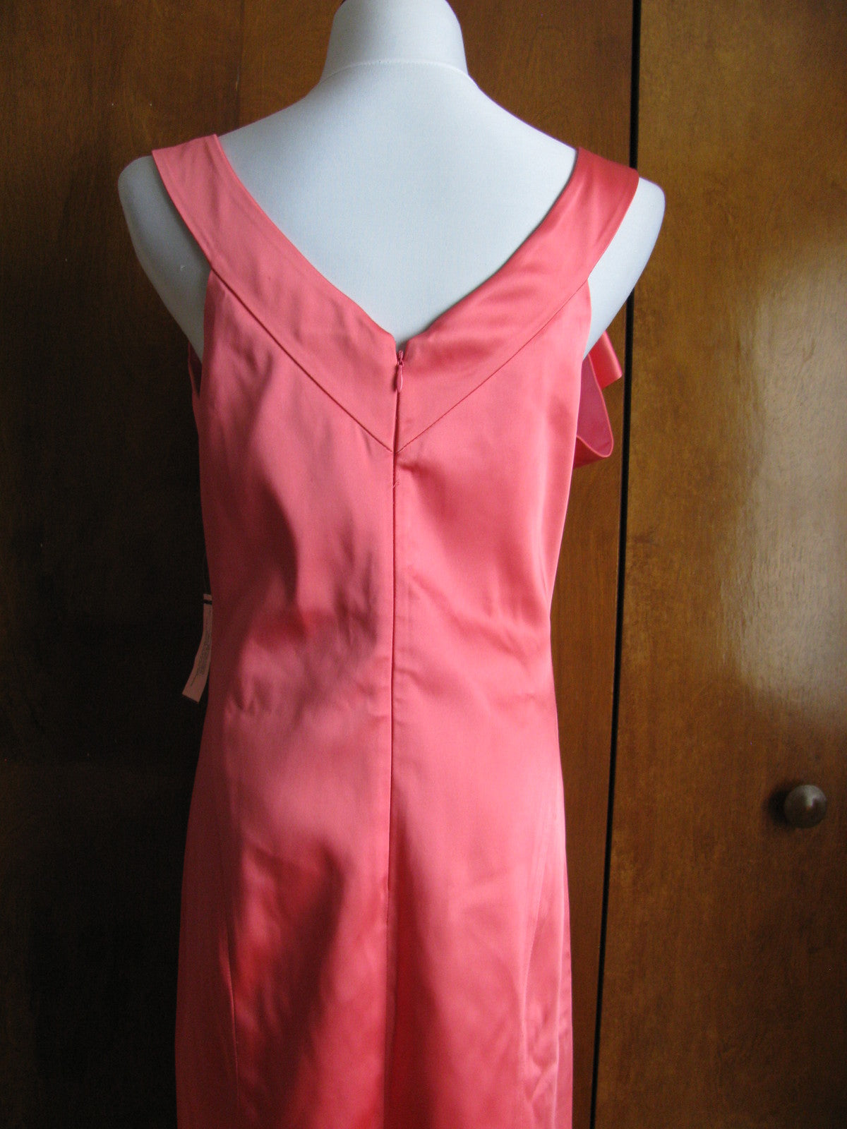 Taylor Women's Pink Satin Lined Dress 14 Fits 12