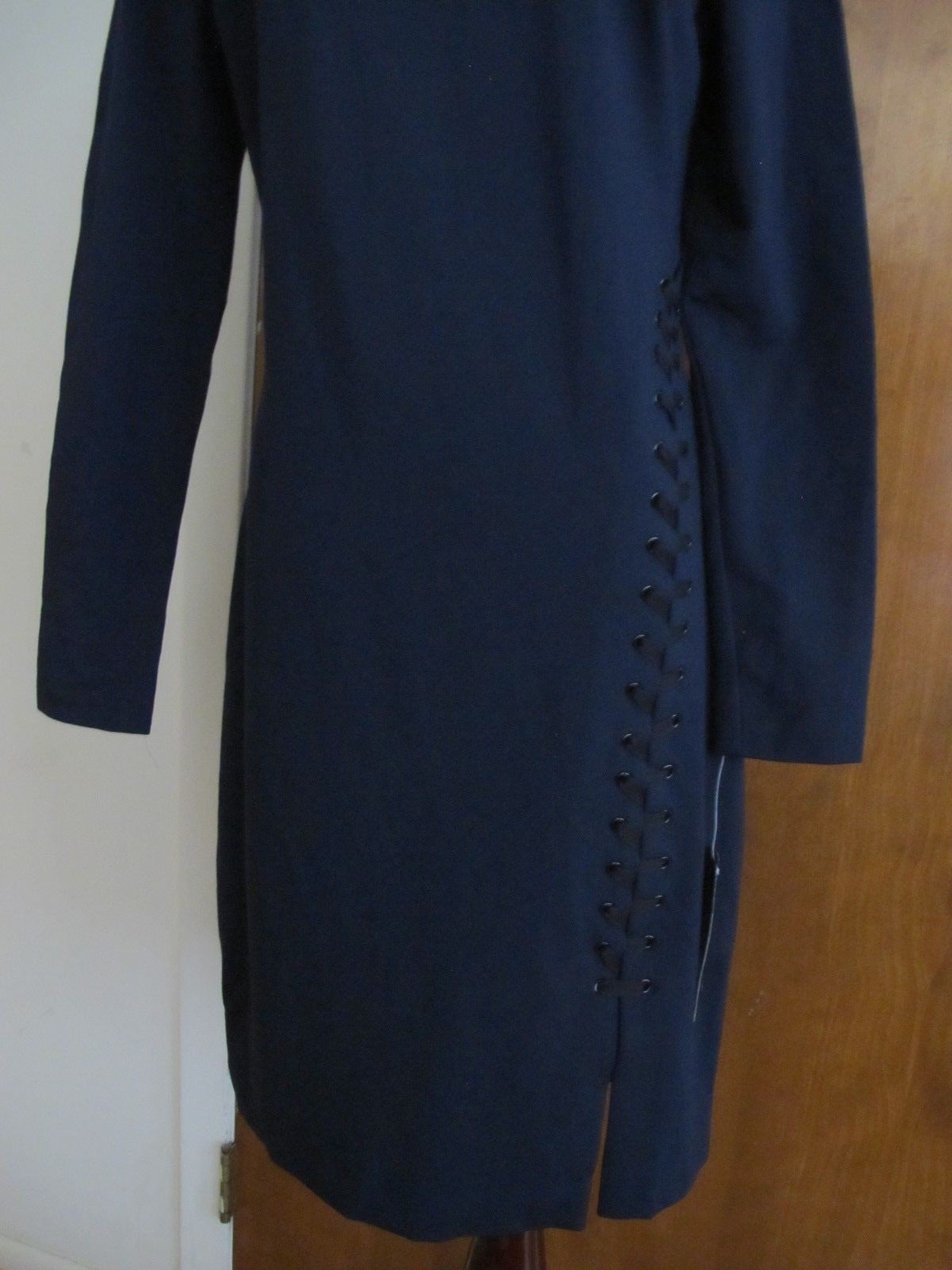 Ralph Lauren women's royal navy lined stylish fitted New dress 