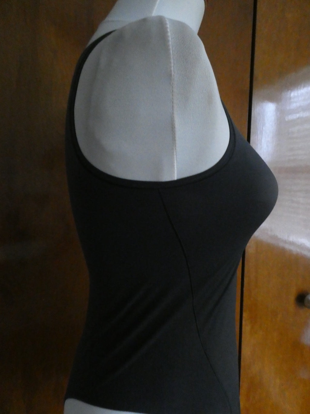 Lululemon Bodysuit Wundermost Nulu Soft Sleeveless Black Size Small, Medium
