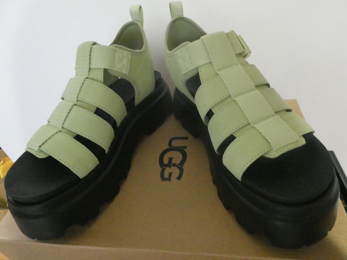 UGG Cora Women’s Caterpillar Green Platform Sandal Size US 8/UK 6/EU/ 39