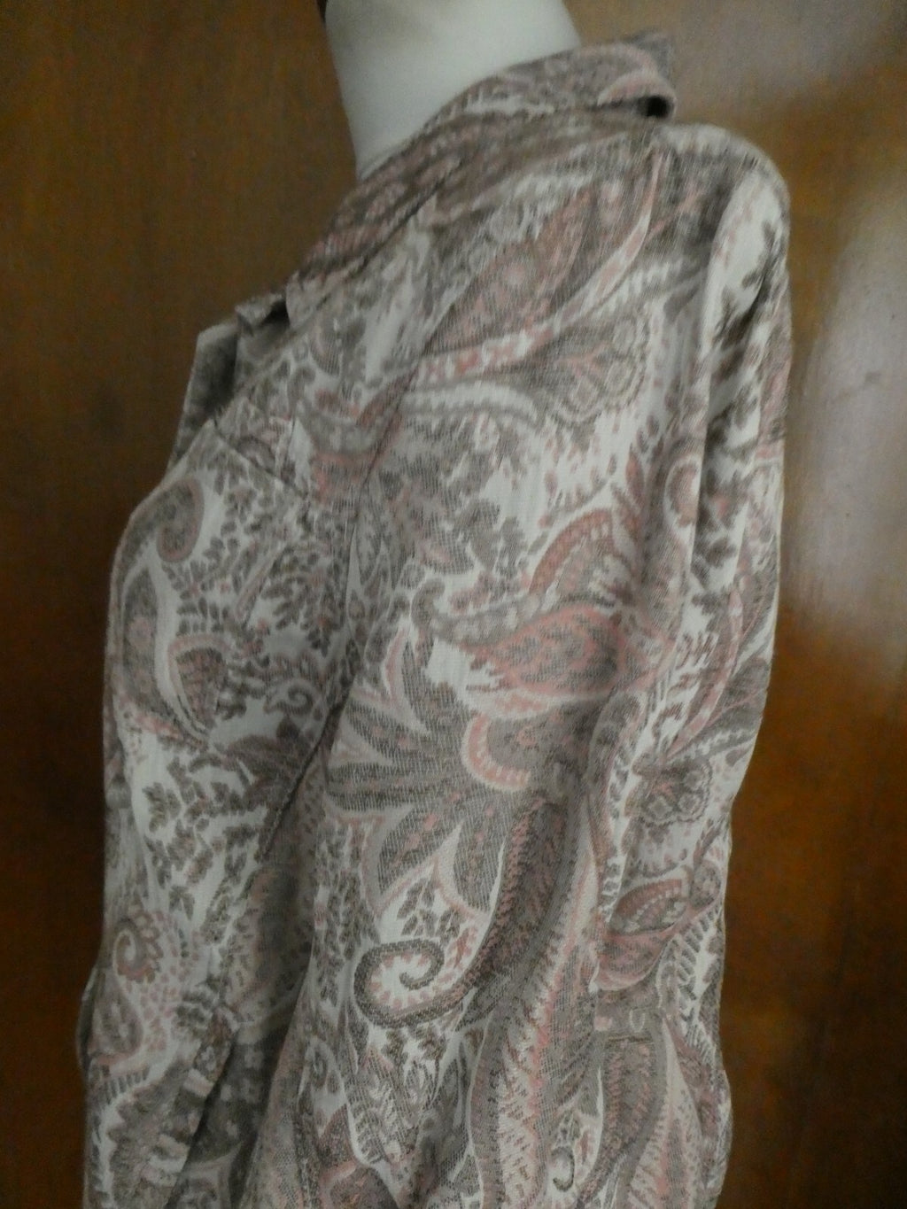Fashion Born Again Women's Multicolor Detailed Blazer Size Large
