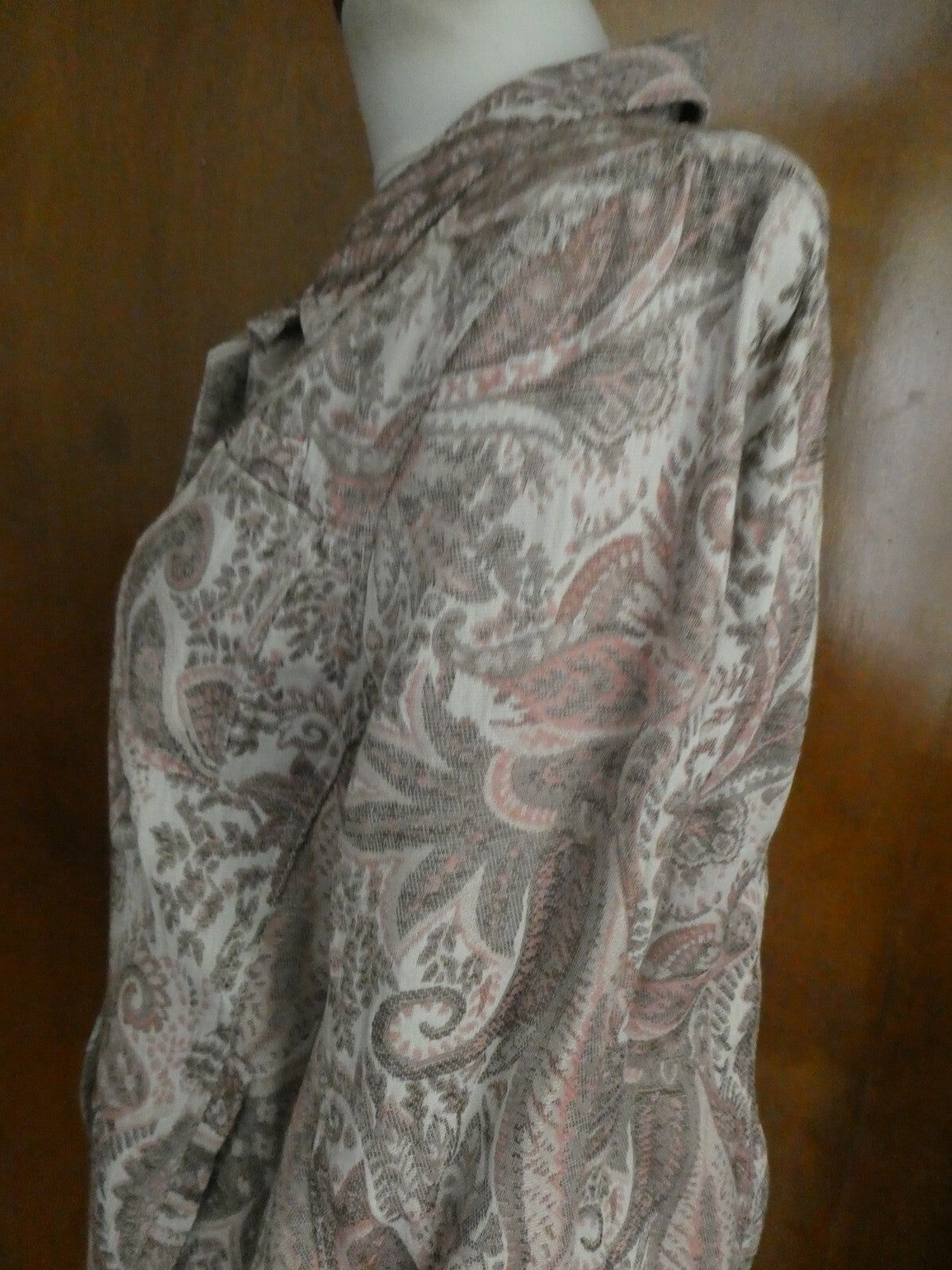 Fashion Born Again Women's Multicolor Detailed Blazer Size Large