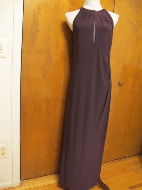 Ralph Lauren women's raisin evening detailed maxi New dress 