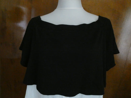 Anthropologie 9-H15 Stcl Long Top Black White Size Large