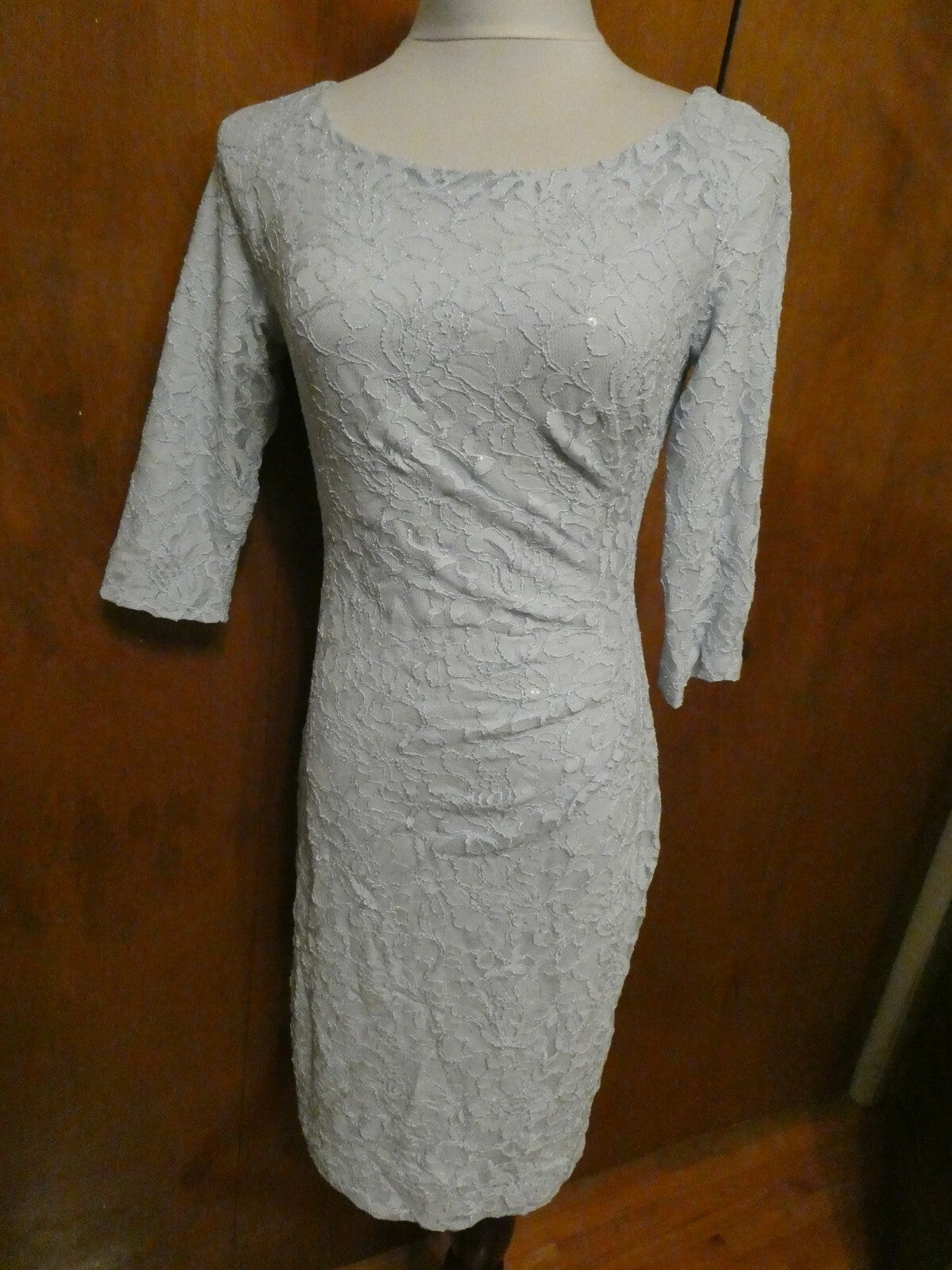 Ralph Lauren women's light blue evening dress 
