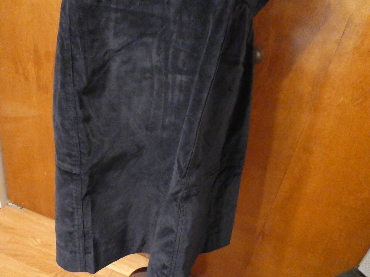 Gap Women’s Black Velour Sleeveless Side Pockets Lined Dress Size 20