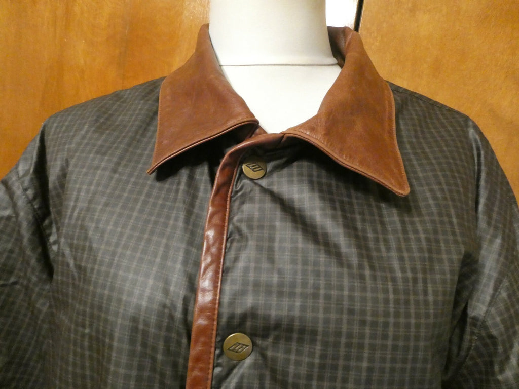 Joseph Abboud Women's Beige/Multicolor Reversible Jacket Coat Large
