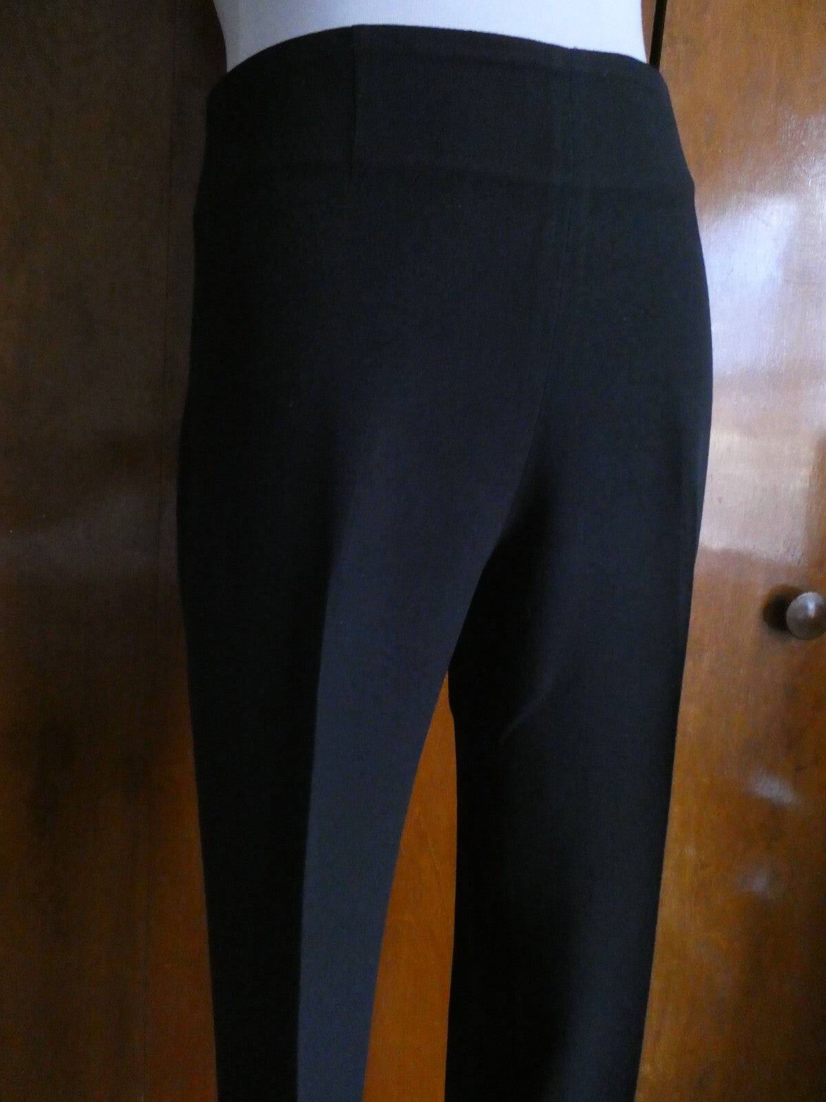 Louis Vuitton Slim Cropped Dressing Pants Black Size 36 France ECC-W05