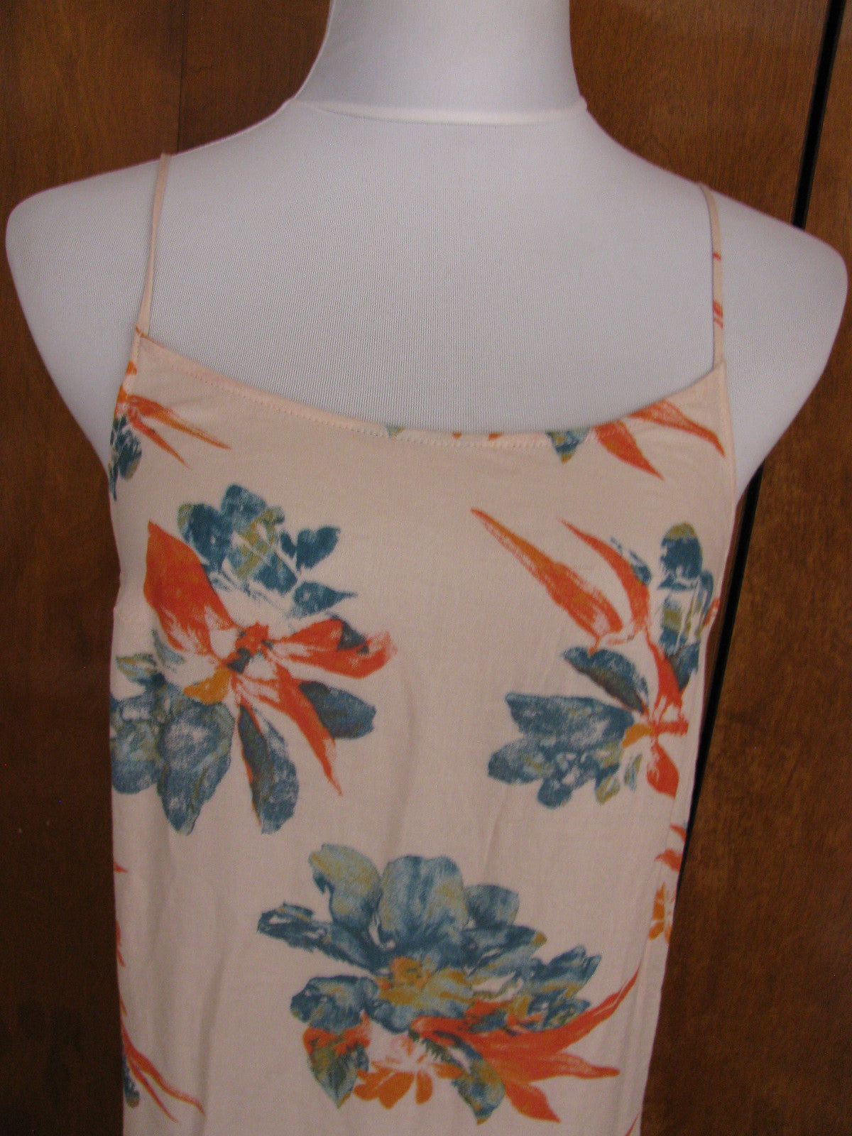 Free people womens combo flared silhouette lightweight soft rayon New dress 