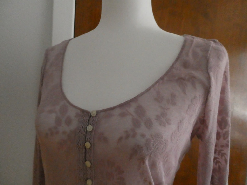 Denim & Supply Ralph Lauren Women Top Light Purples Long Sleeves Medium