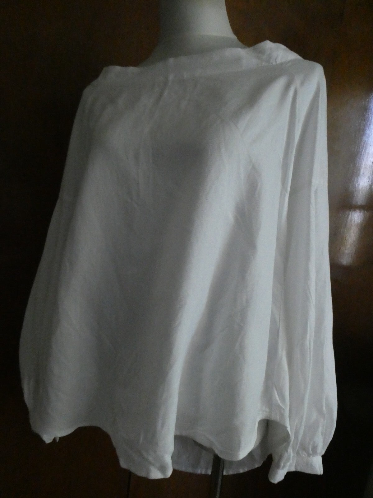 Anthropologie Floreat Women’s White Off the Shoulder Top Blouse Size 14