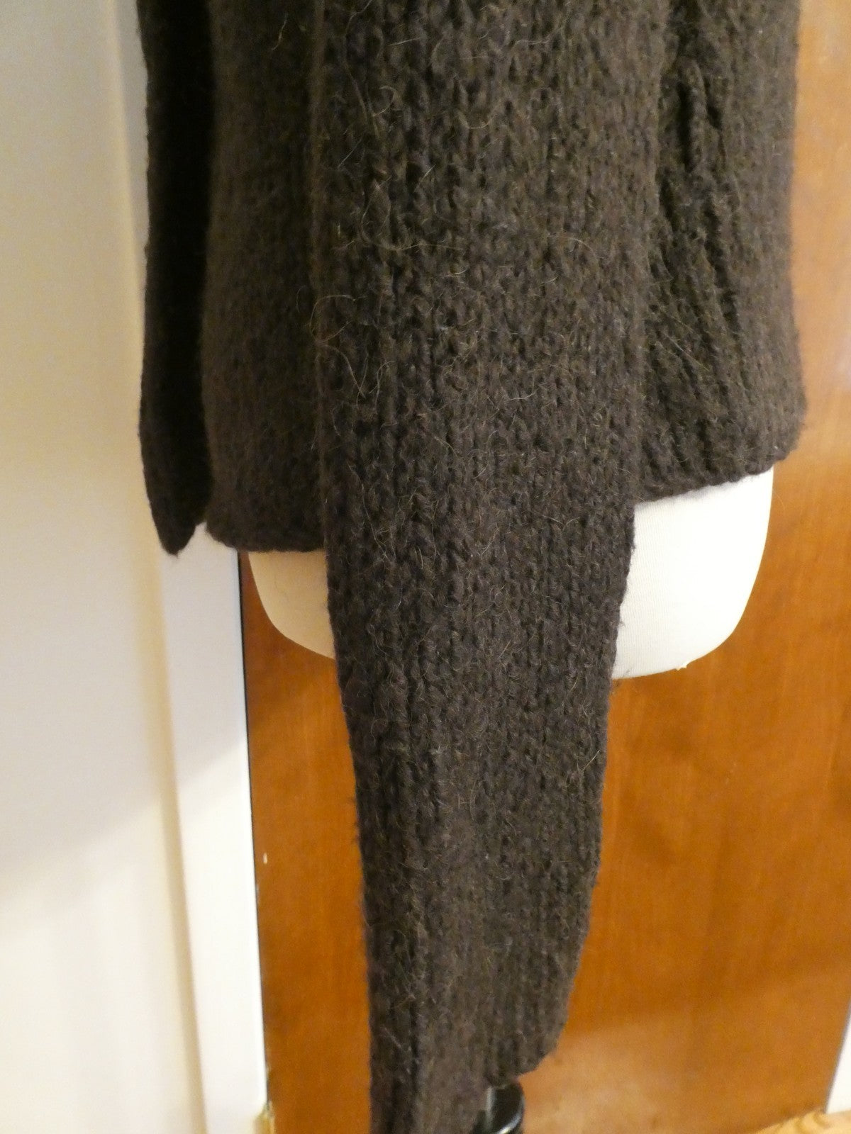Juicy Couture Brown Wool Blend Cardigan Sweater Women’s Medium (Fits Small)