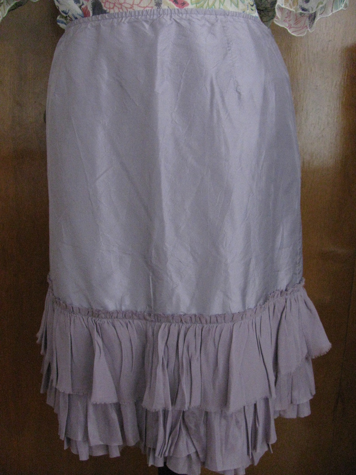 Eileen Fisher Icy Plum Silk Women's Silk Skirt