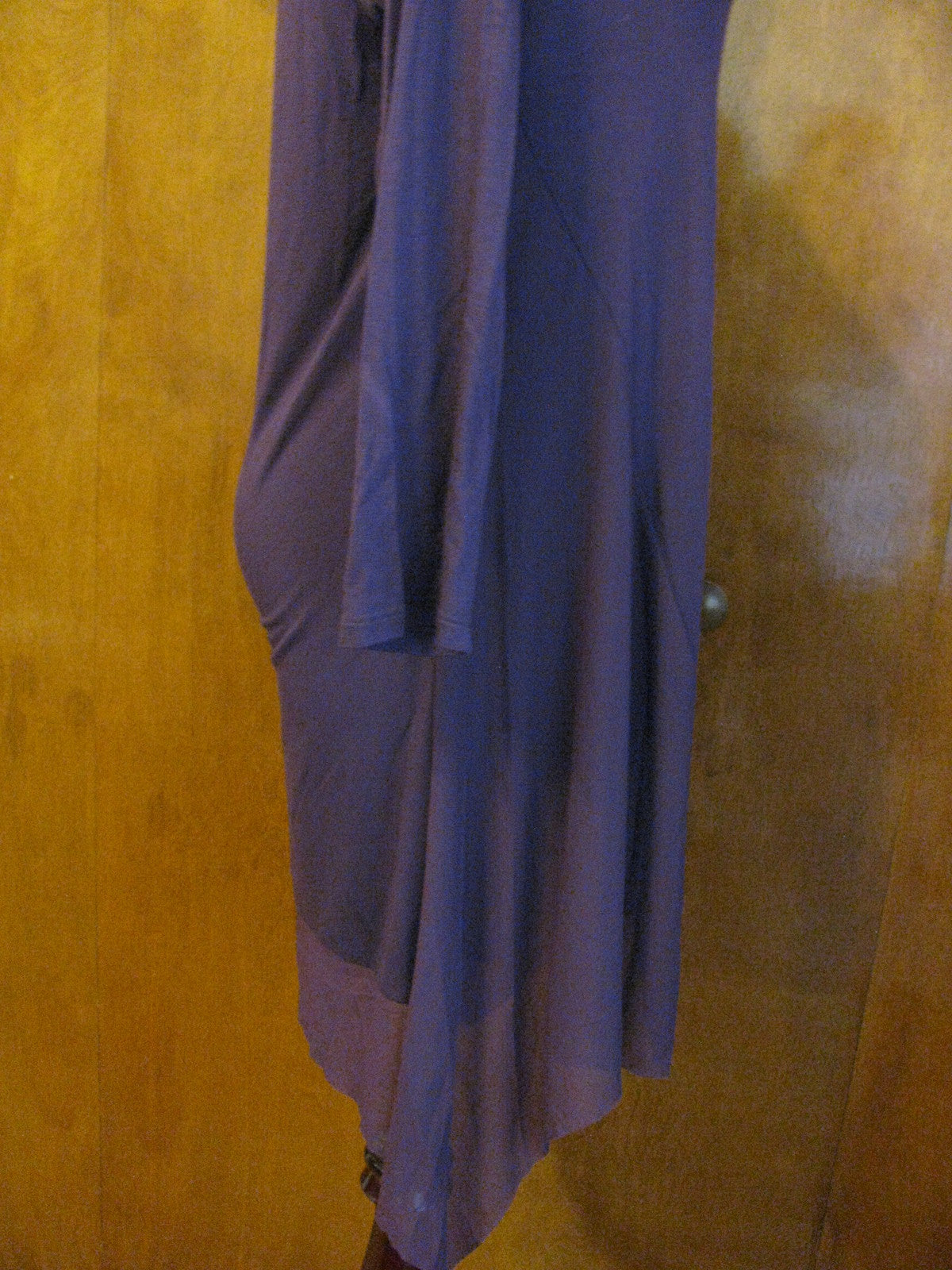 Cupio Women’s Asymmetric Purple Tunic Long Top Size Medium 
