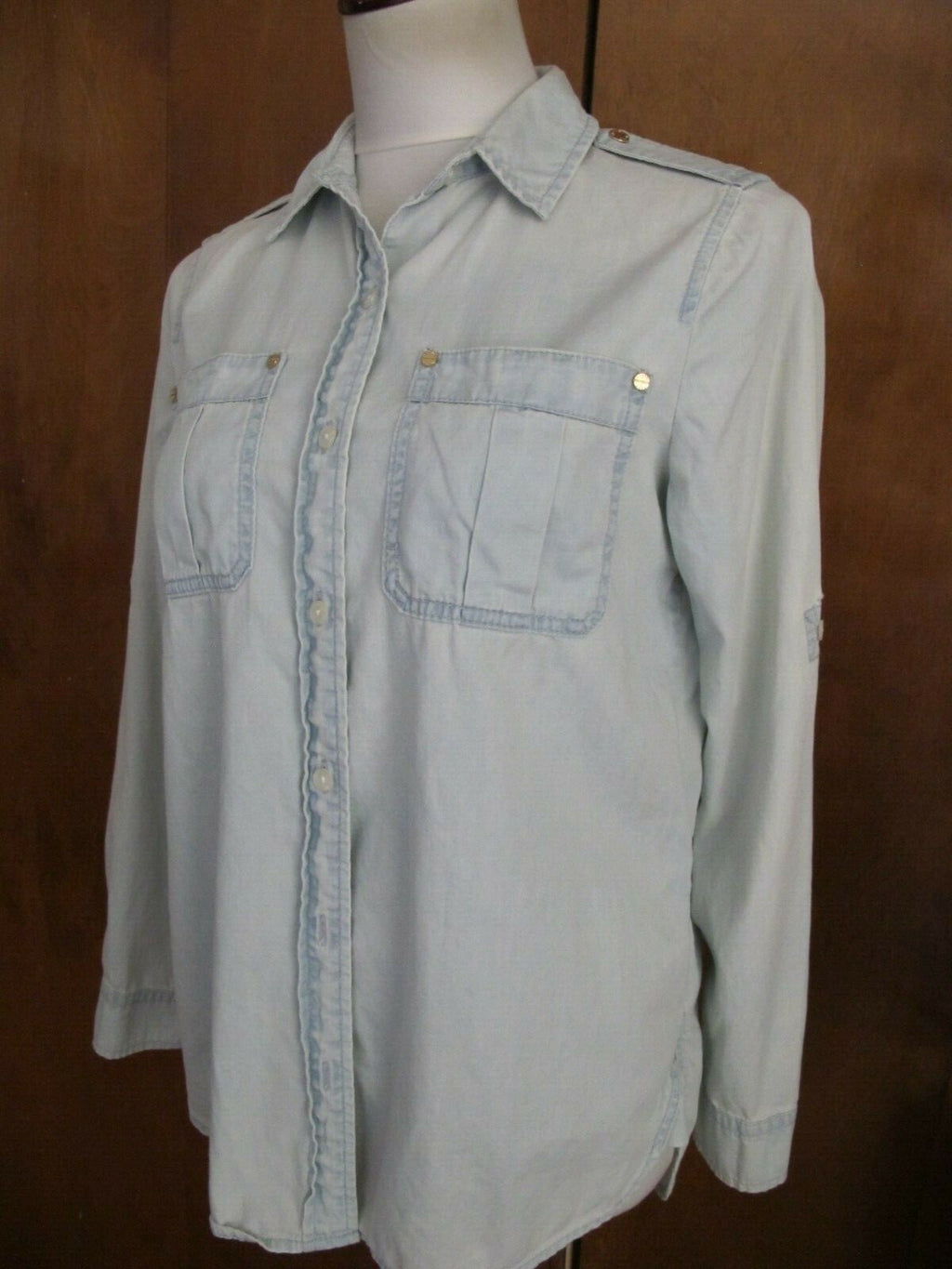 Michael Kors women’s jeans shirt size small faded