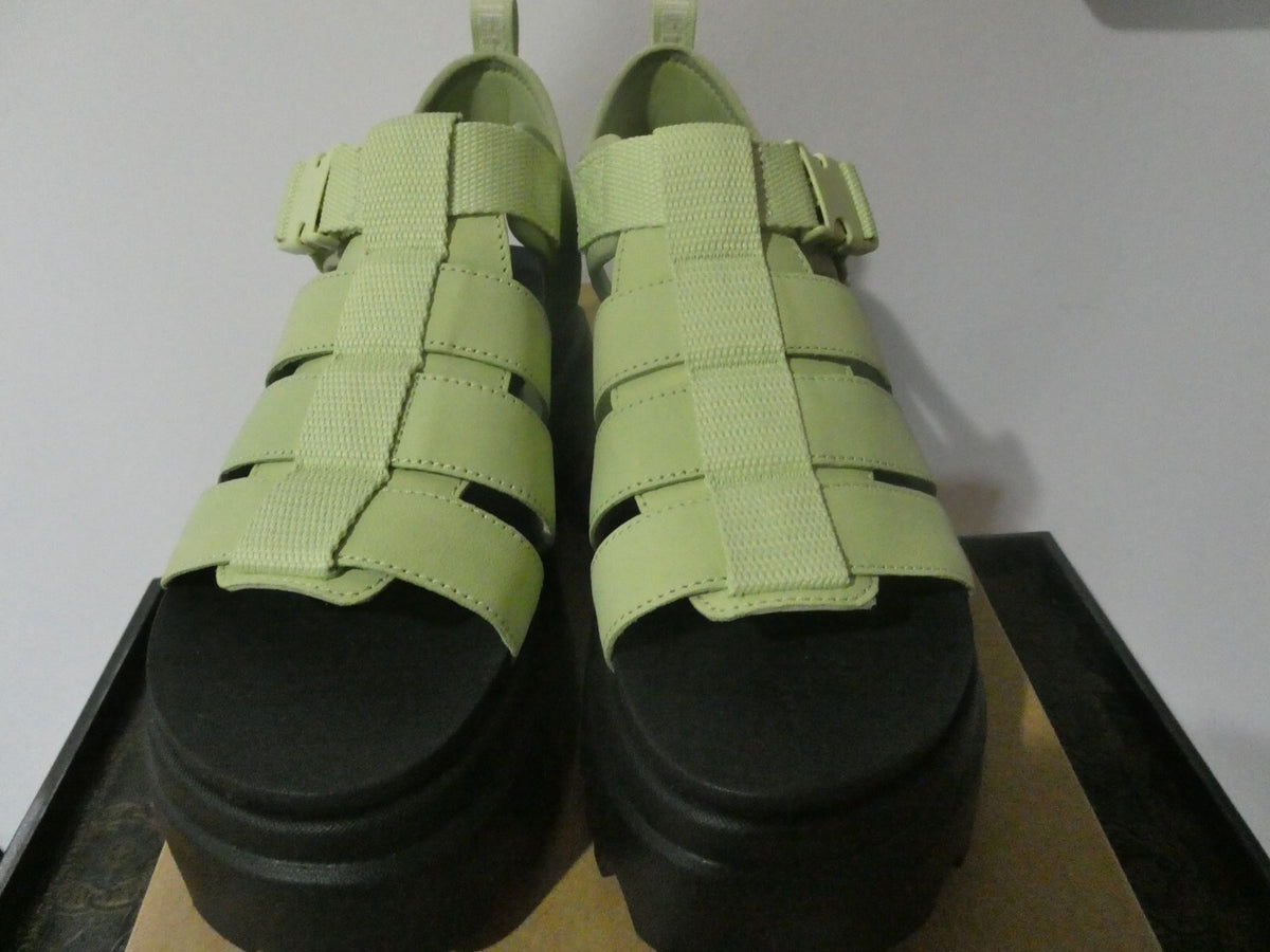 UGG Cora Women’s Caterpillar Green Platform Sandal Size US 8/UK 6/EU/ 39