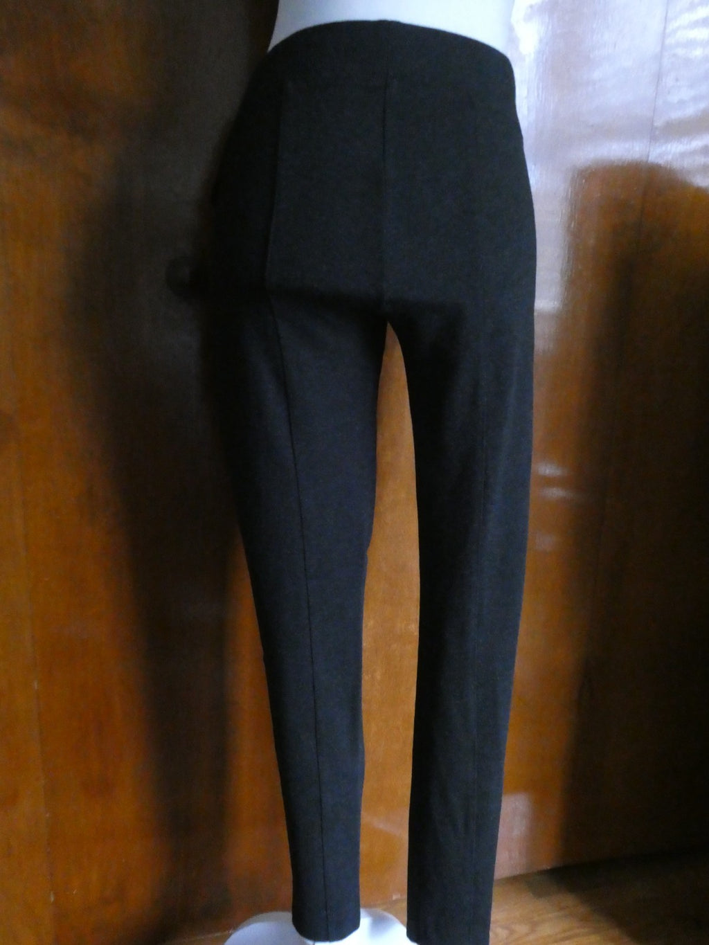 Cache Women Joggers Small Black Stretch Pants Viscose Nylon Spandex Slim Ankle