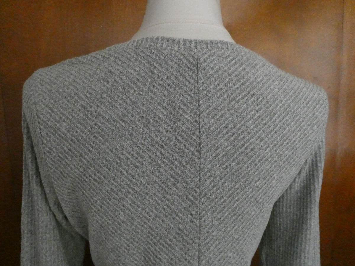 Gap Women’s Gray A-Line Long Sleeves Dress Medium, Xlarge