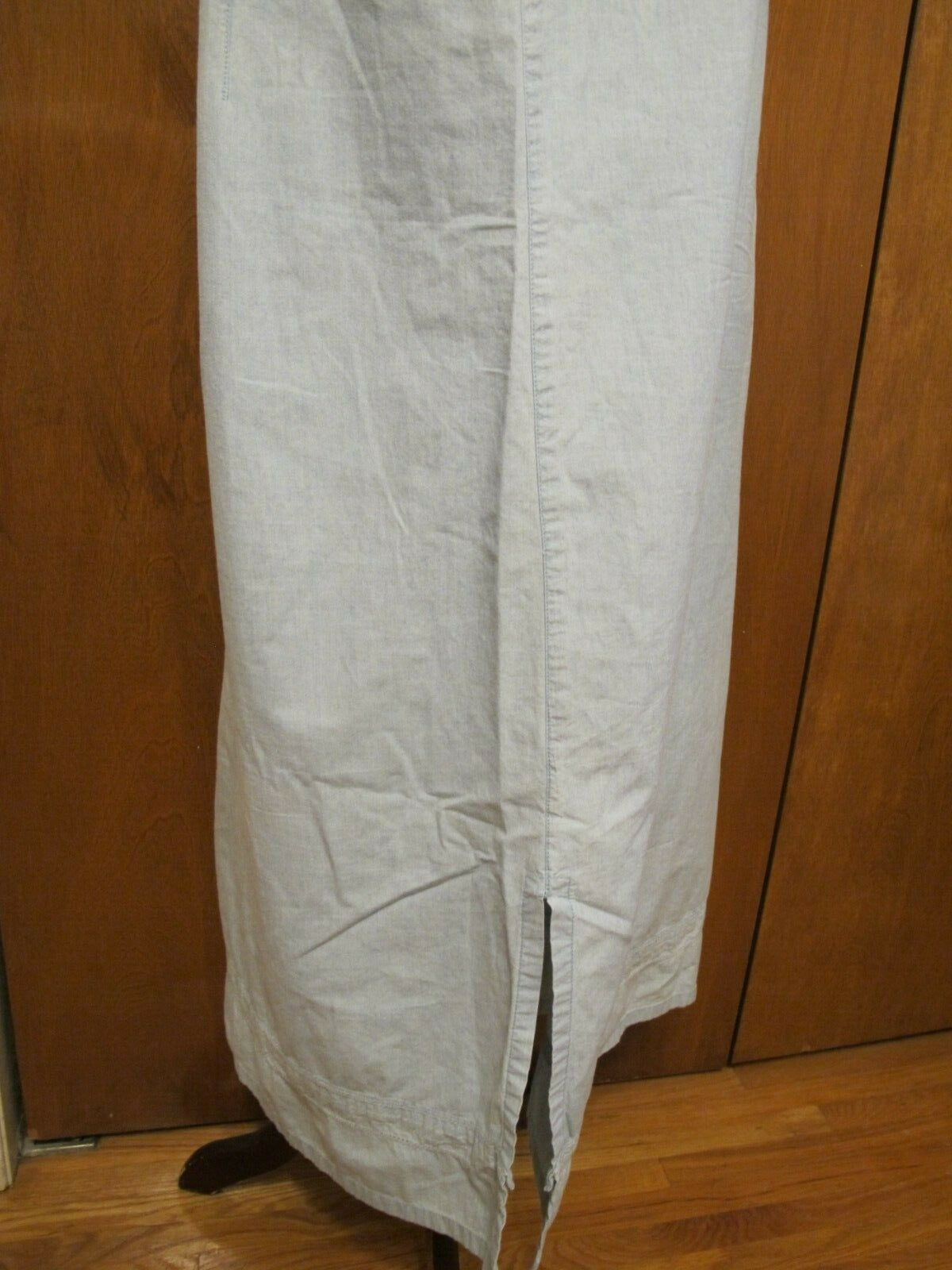 Liz Claiborne Women's Sky Blue Jean Long Dress Cotton size 14