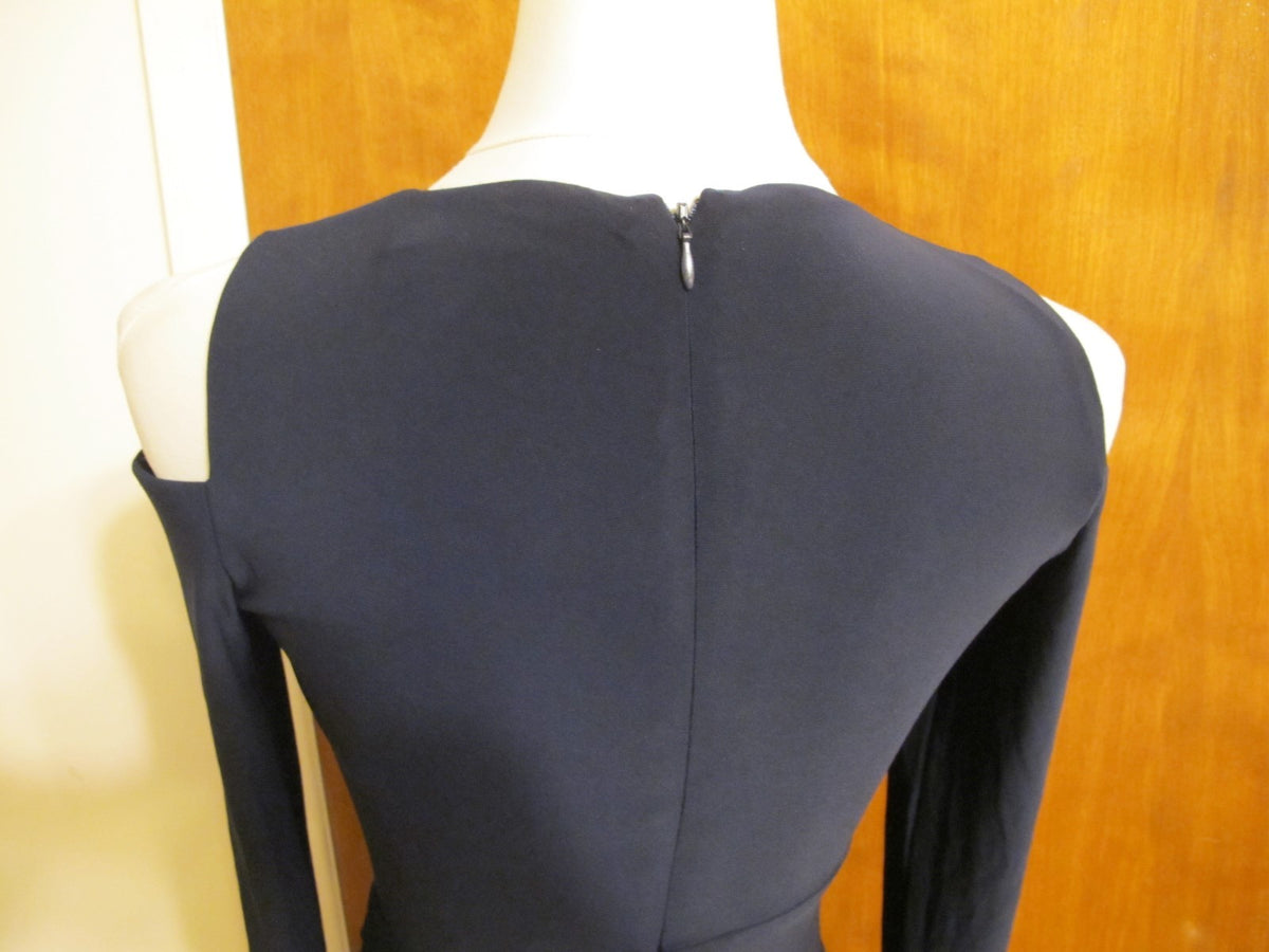 Lauren Ralph Lauren Women Navy Lined Evening Maxi Cutout A-line Dress New