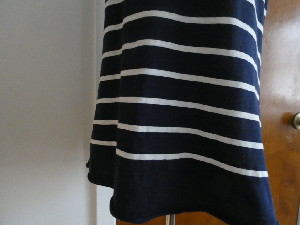 Gap Women’s Navy-Blue Striped Tank Top Red Stripe Sleeveless Cotton Large NWT