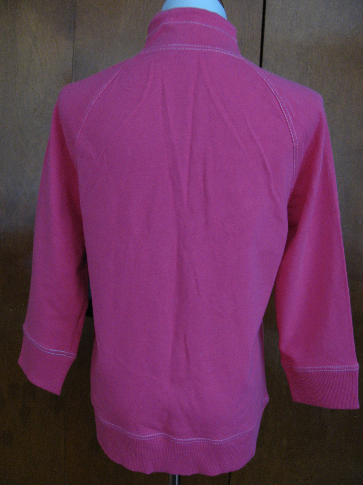 Jones New York Women's Pink Stretch Buttoned Pocketed Jacket Medium NWT