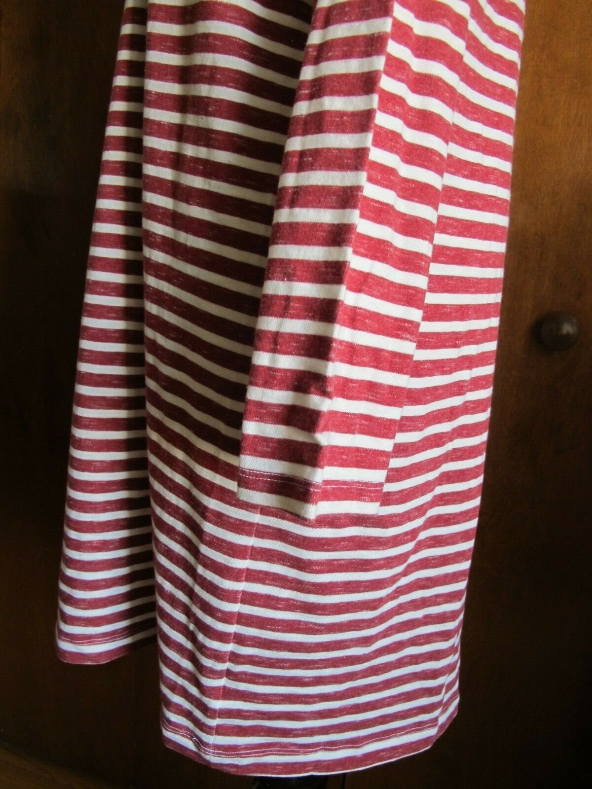 Gap Women's red white stripe dress size XLarge 