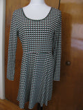 Michael Kors Womens Palmeto Green Geo Print Fit And Flare Dress New