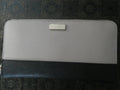 Kate Spade New York Women’s Zip- Around Gray/Black Leather Wallet Size Large
