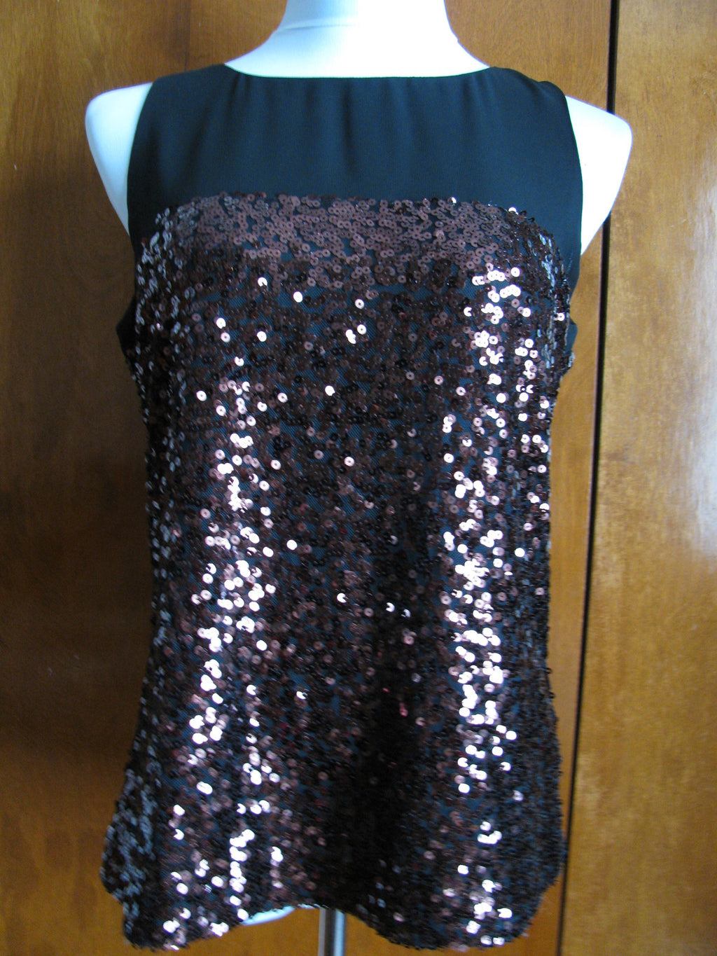 Michael Kors women's black evening top 8 