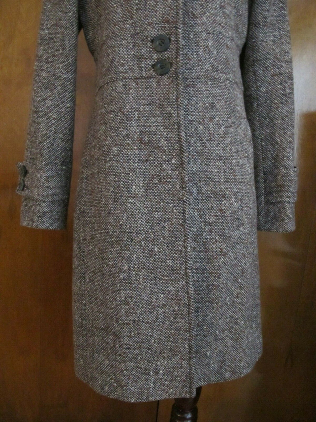 New York & Company Women’s Brown multi Color Basic Jacket Coat Size 4