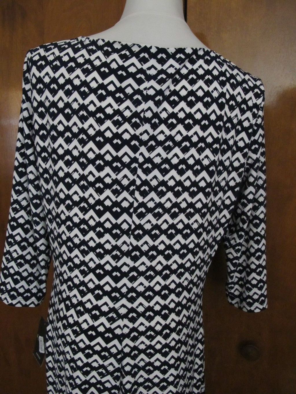 Ralph Lauren women's navy white detailed evening new dress Size 16