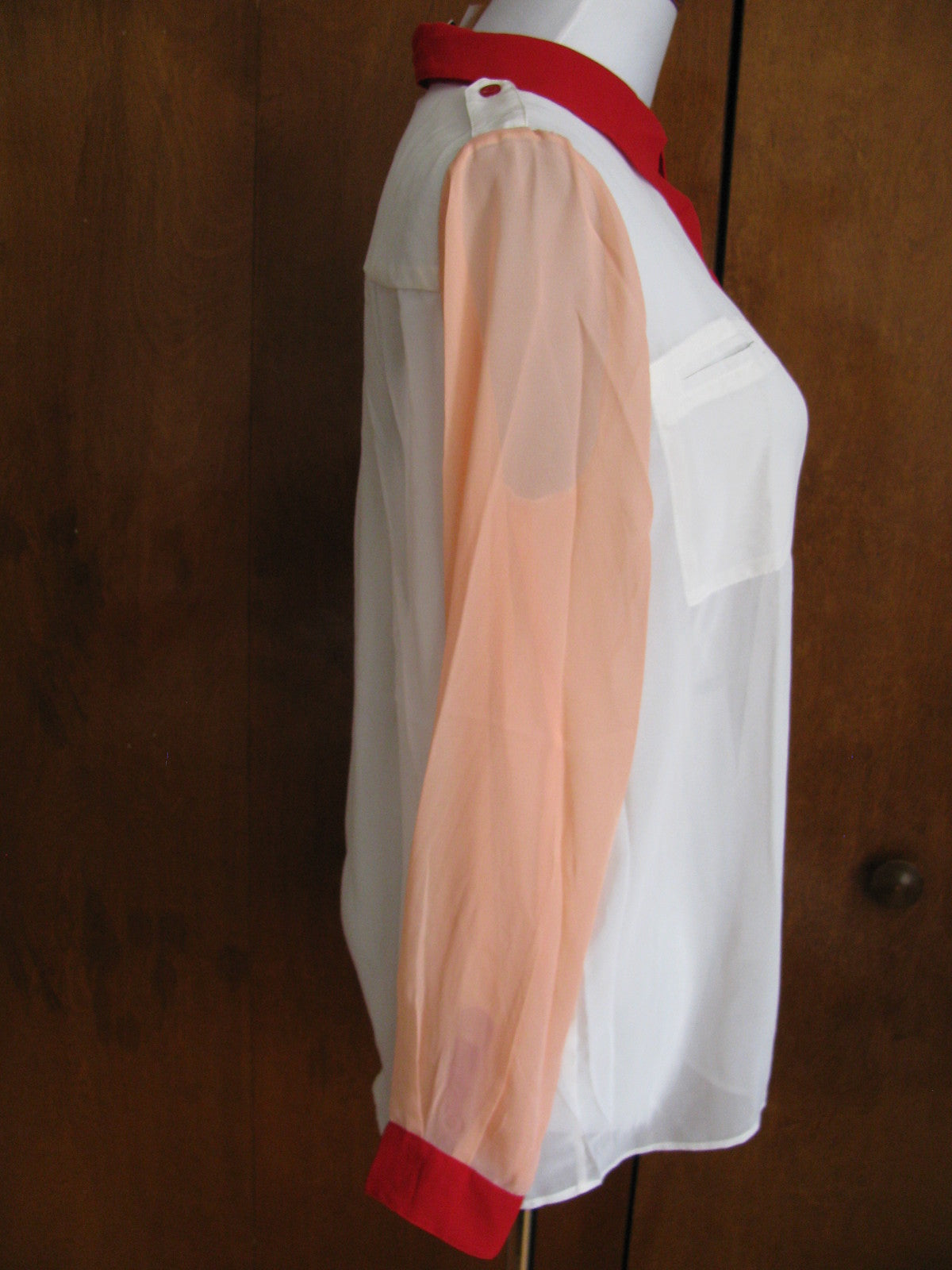 Walter Baker women’s white peach Jayda top Small 