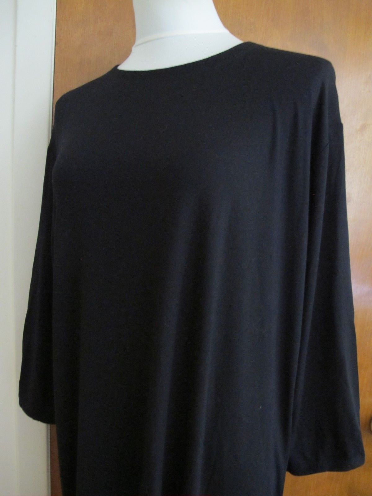 Eileen Fisher women's detailed black dress size Medium New