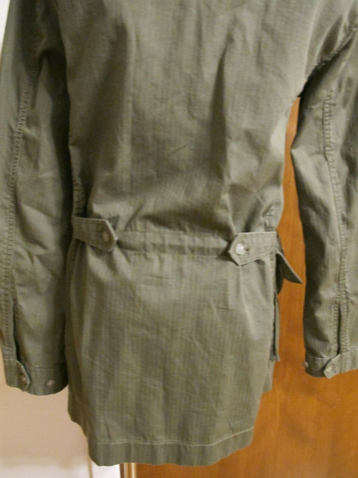 J.CREW Women’s Spring Weather Olive Green Button Down Cotton Jacket Blazer Small