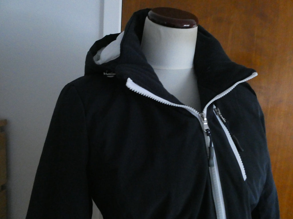 G.H. Bass CO. Junior’s Boys Navy Hooded Winter Coat Jacket Size Small
