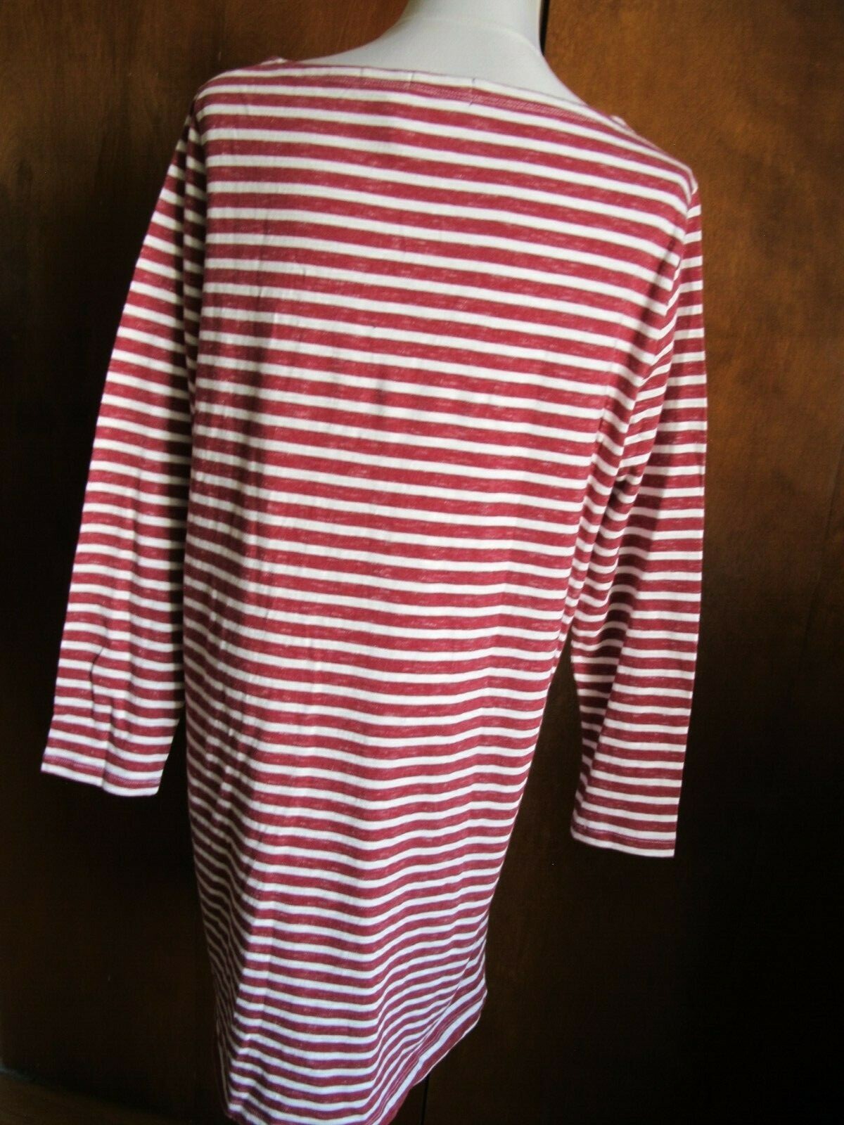 Gap Women's red white stripe dress size XLarge 