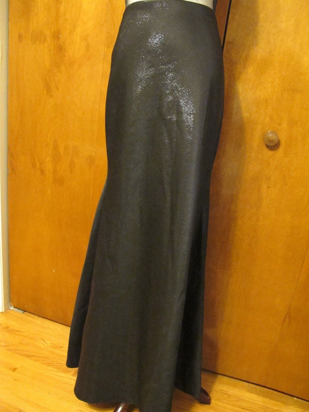 JS Collections Women's Black Evening Maxi A-Line Dress 4 