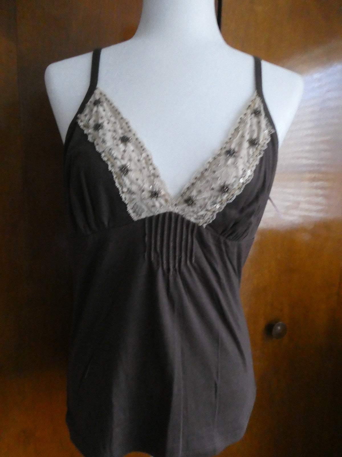 Hot Kiss Women’s Brown Tahk Top – Stylish & Trendy Large
