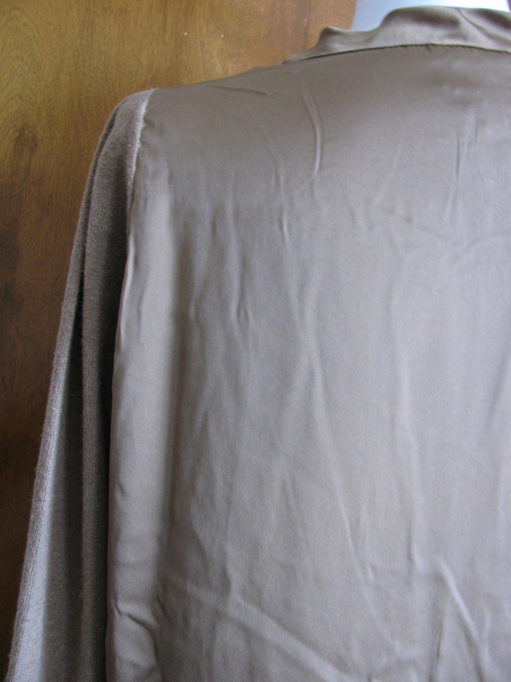 Twin Set by Simona Barbieri Women's Tan Sweater Dress Made in Italy Small 