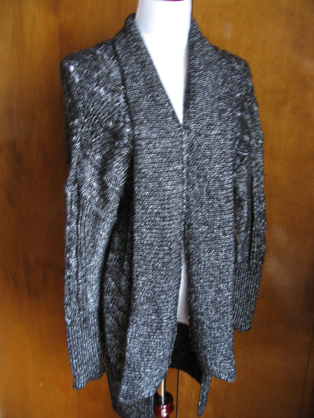 Rachel Roy Women's Black Stylish Long Cardigan Size S, L