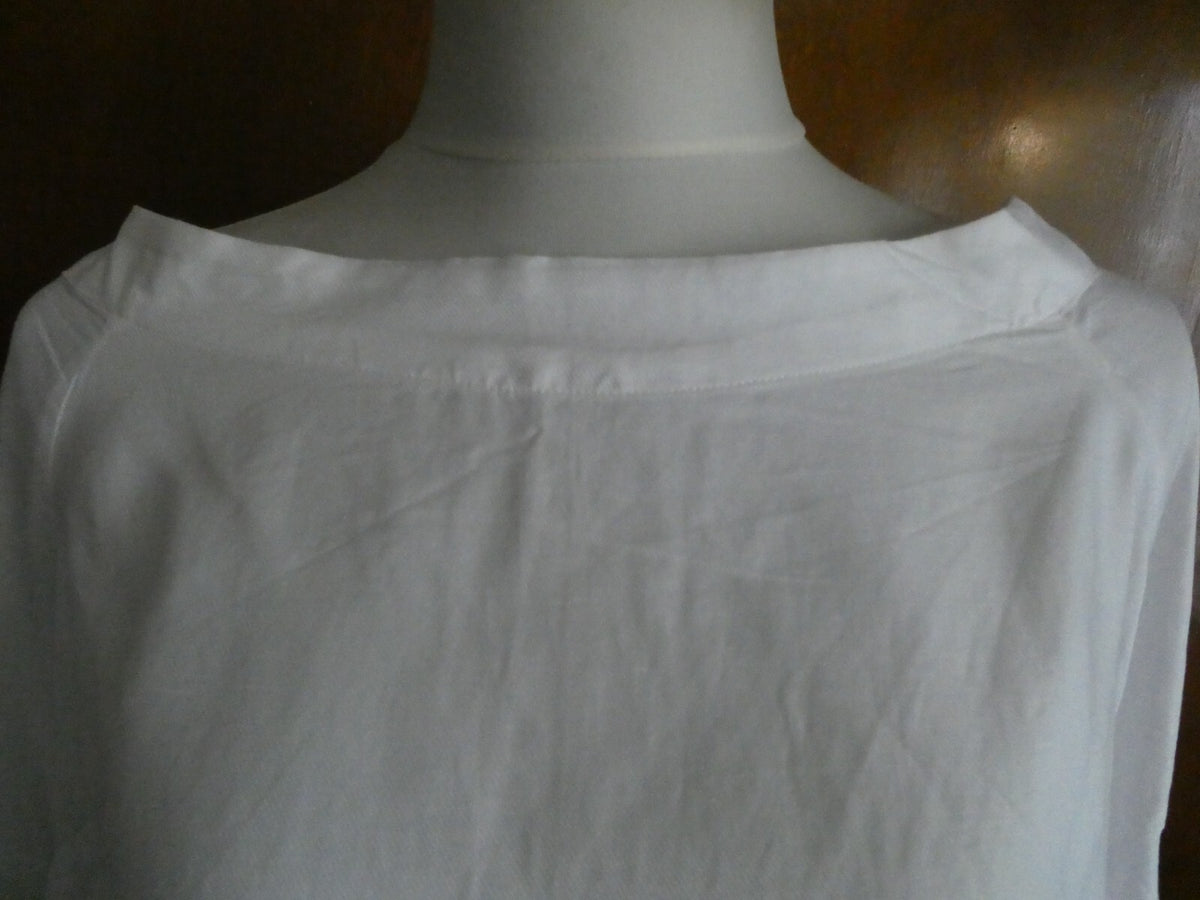 Anthropologie Floreat Women’s White Off the Shoulder Top Blouse Size 14