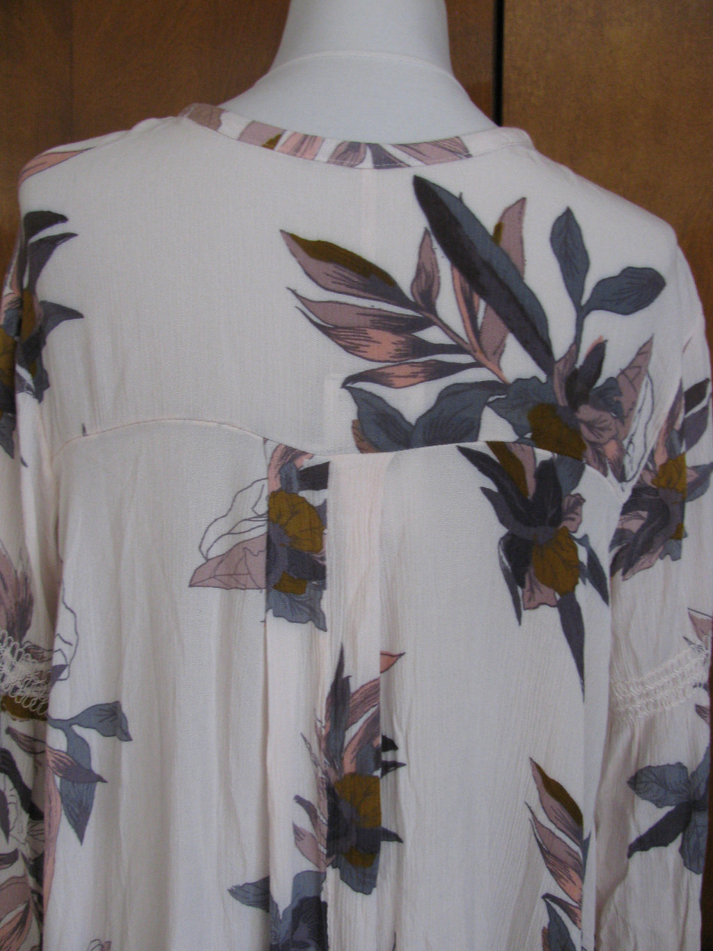 Free People Women’s Pearl Combo Rayon floral print Top New